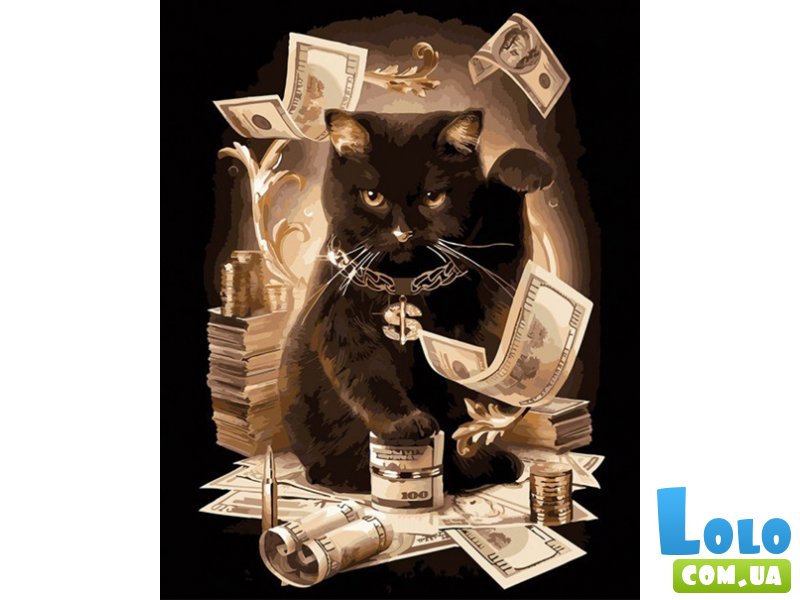 Картина по номерам Состоятельный кот, Art Craft (40х50 см)